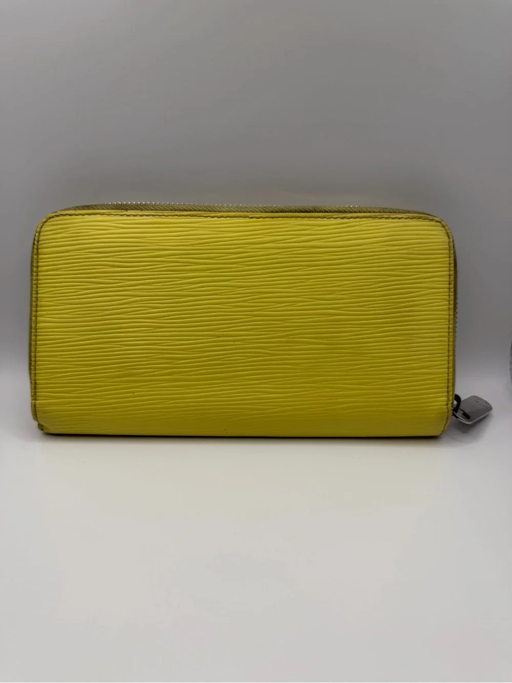 Louis Vuitton Yellow Epi Zippy Wallet